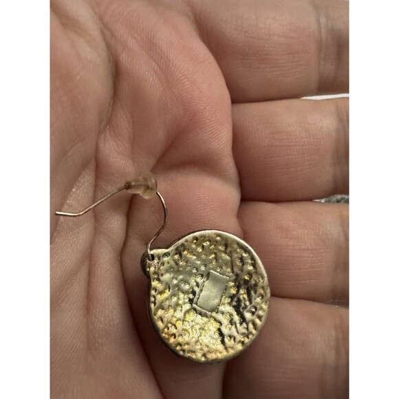 Lot of 2 Pairs of Silver Tone Earrings – Star Studs + Filigree Dangles - Picture 5 of 7